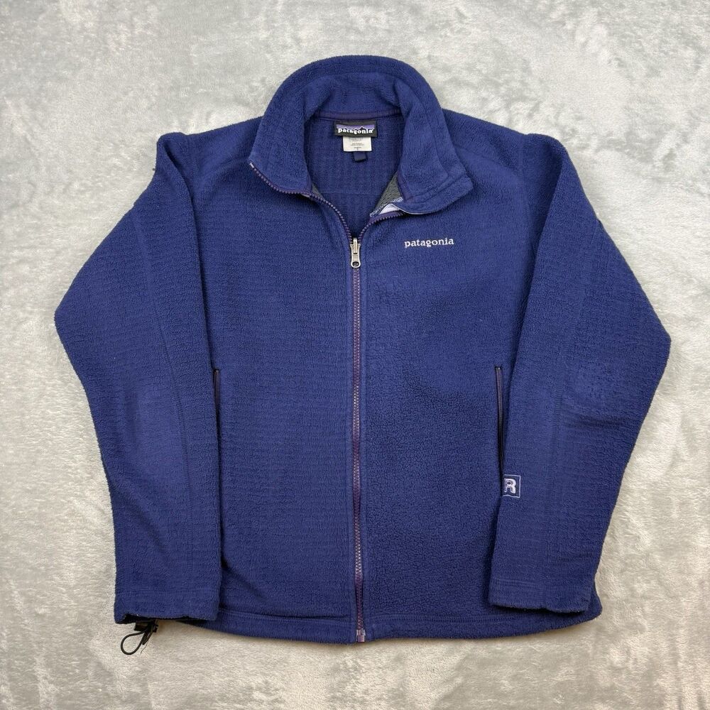 Vintage Patagonia R3 Radiant Full Zip Regulator Fleece Hiking Jacket Purple S